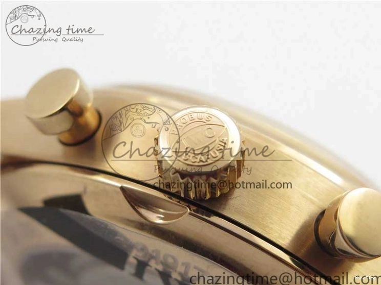 MIROTIME 0417 Portugieser Chrono  42 IW390406 RG ZF 1:1 Best Edition Blue Dial on Brown Leather Strap A Durable 7129